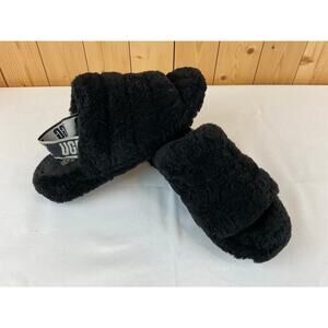 Ugg Black Slippers, Black- about Women's Size 9